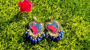 Heart Resin  Earrings