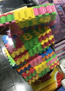 Colorful Number Puzzle Foam Tiles