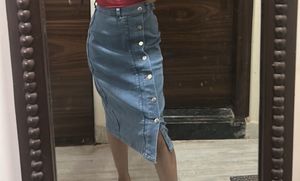 Denim skirt