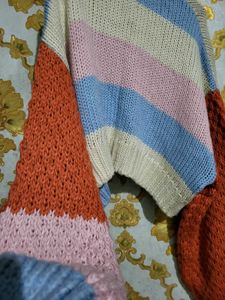 Crochet Knit Cardigan