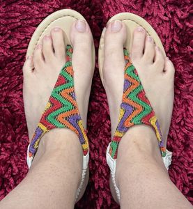 Boho Chic Colorful Sandals