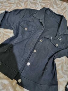 Distressed Denim Jacket