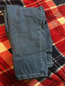 Blue Denim Mom Jeans High Waist