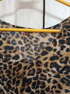 Animal Print Midi Dress
