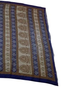 Elegant Blue Printed Saree