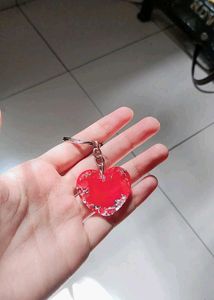 Red Heart Keychain