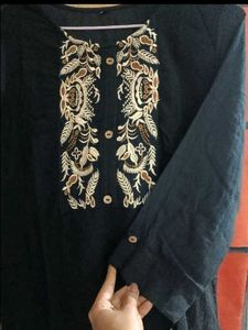 Elegant Black Kurta Set