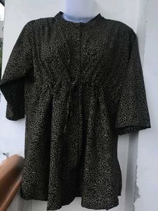 Leopard Print Tunic Top