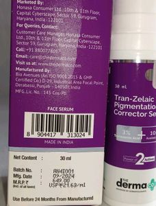 Tran- Zelaic Pigmentation Corrector Serum