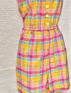 Multicolored Jumpsuit Medium Size