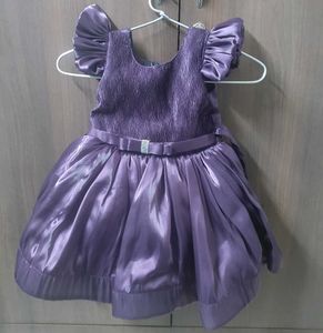 Dark Purple Party Frock
