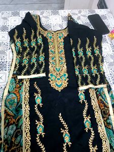 Georgette Fabric Suit Salwar Carton Silk