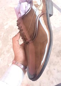 Mens Party Wear Shoes For Men Brown Colour