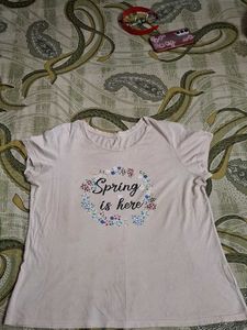 Casual Printed Top | “Spring is Here” Floral Desig