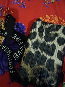 Leopard Print Crossbody Bag