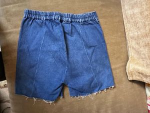 Denim shorts