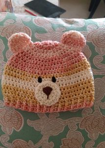 Crochet Baby Bear Hat