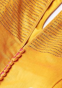 Elegant Yellow Ethnic Gown