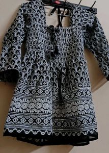 Embroidered Tunic Dress