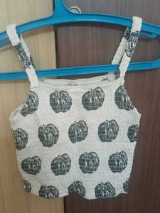 Printed Crop Top