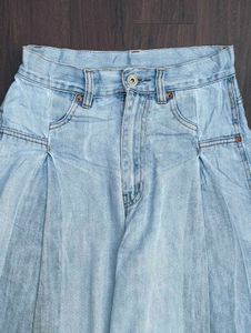 Denim Wide Leg Bottom