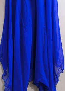 Blue Colour Full Length Gown