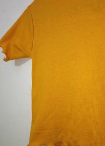 Cute Mustard Crop Top