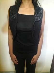 Black Sequined Coat