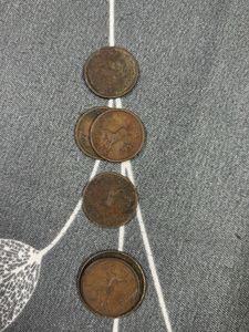 Copper 1 Paise Coins