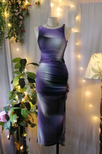 Purple Ombre Bodycon Dress