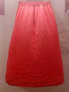 (200)Coral Maxi Skirt