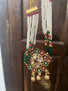 beaded Moti necklace Set