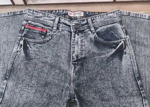Acid Wash Denim Jeans