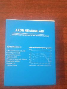 AXON Hearing Aid - New in Box