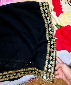 Beautiful 😍 Embroidered Work Black Kurta Set 🤩🥳