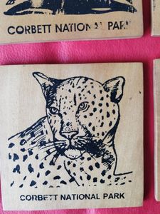 Wooden tea coaster