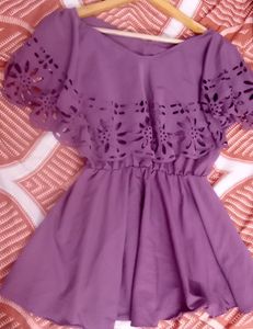 fashionable trandy falared top