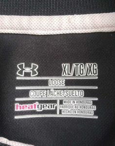 Black Under Armour imported t-shirt (Honduras)