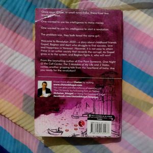 Revolution Twenty 20, Chetan Bhagat