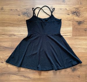 Black Shimmery Short Dress 🪩✨