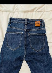 MANGO flare Super High Waisted Jeans