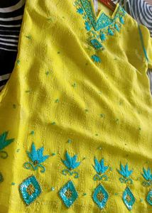 Cute Yellow Kurti