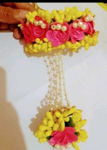 Haldi Jewellery For Bride