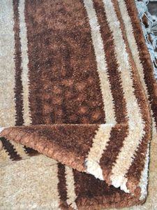 Brown Striped Rug