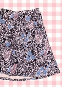 °❀⋆.ೃ࿔ y2k plus size floral miniskirt °❀⋆.ೃ࿔*