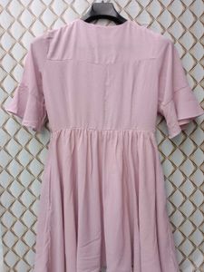 New With Tag Korean Lavander Cute Midi Dress