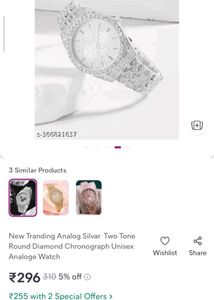 Sparkling Silver Watch