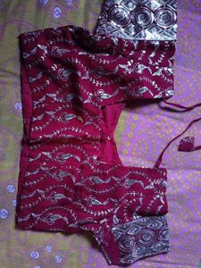 Elegant Red Saree
