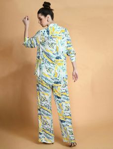 Marble Print Co-ord Set