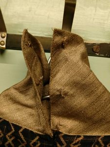 Elegant Beige &amp; Brown Gown